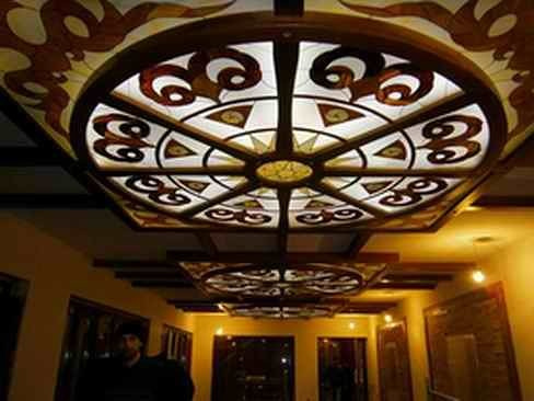 Обложка проекта: Потолок на даче. Северная Осетия. Куртатинское ущелье. Фиагдон.