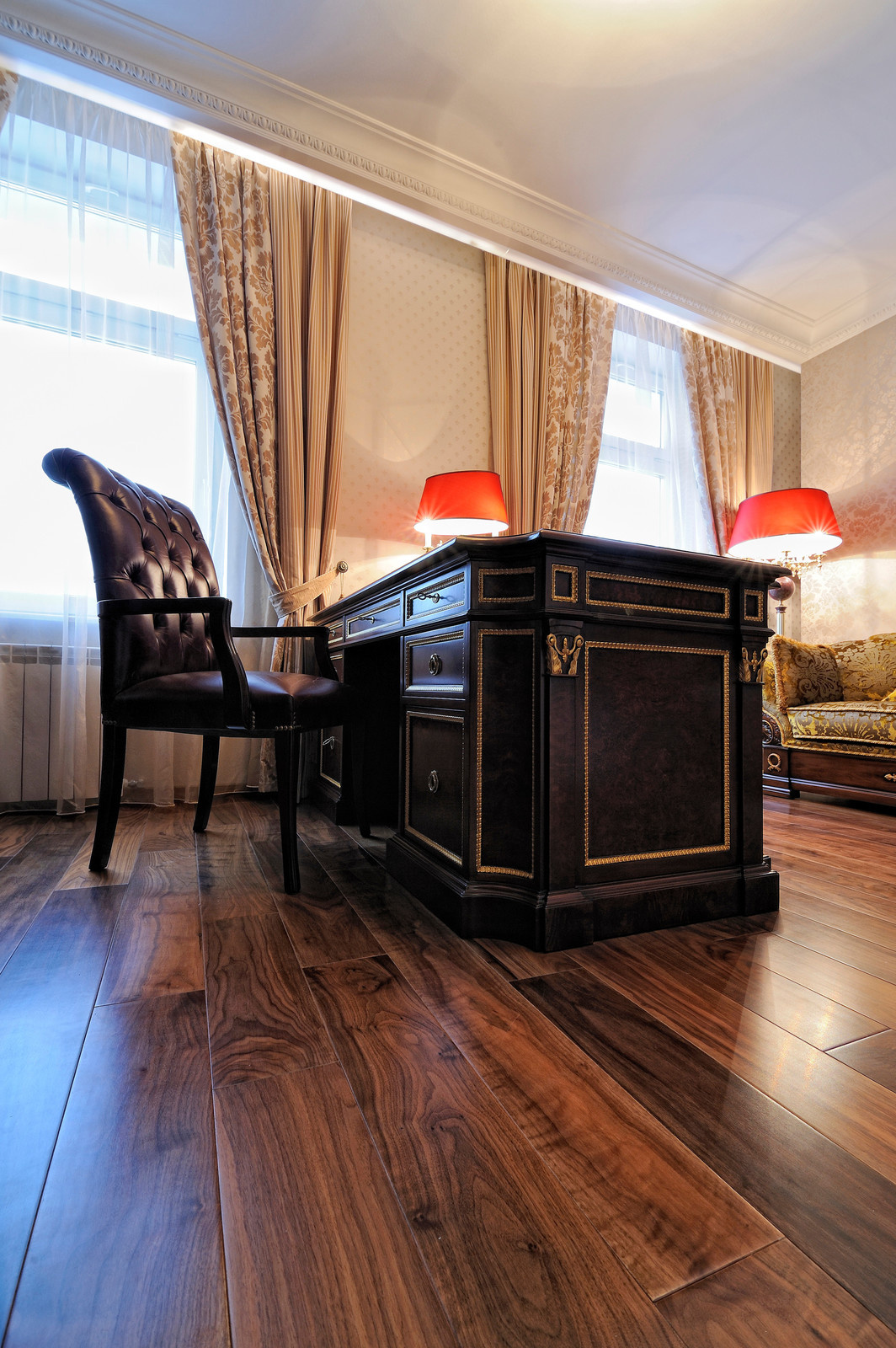 Квартира с массивной доской