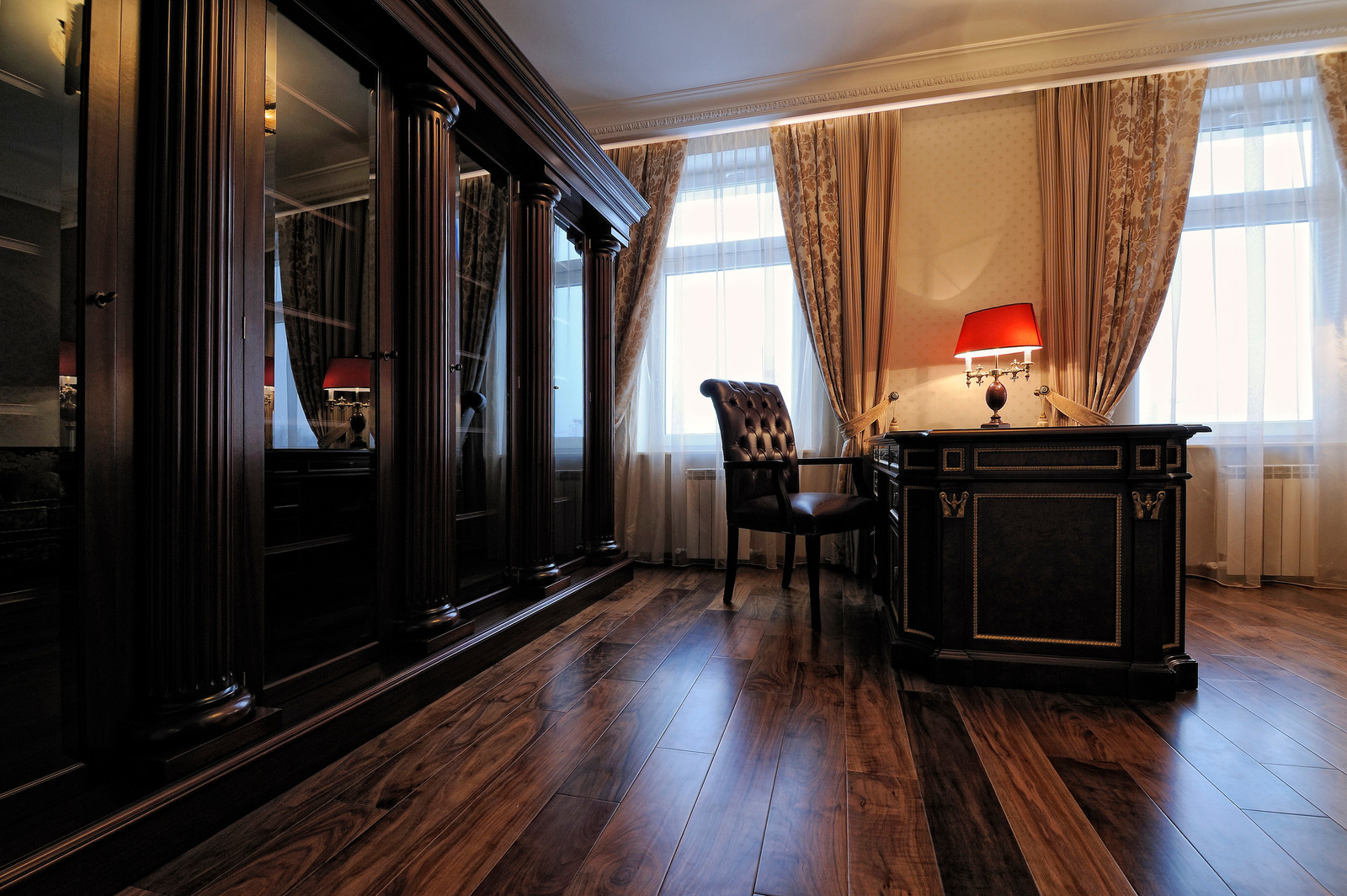 Квартира с массивной доской