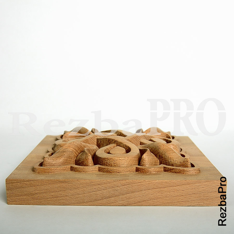 Розетка резная деревянная R-RZ-0130