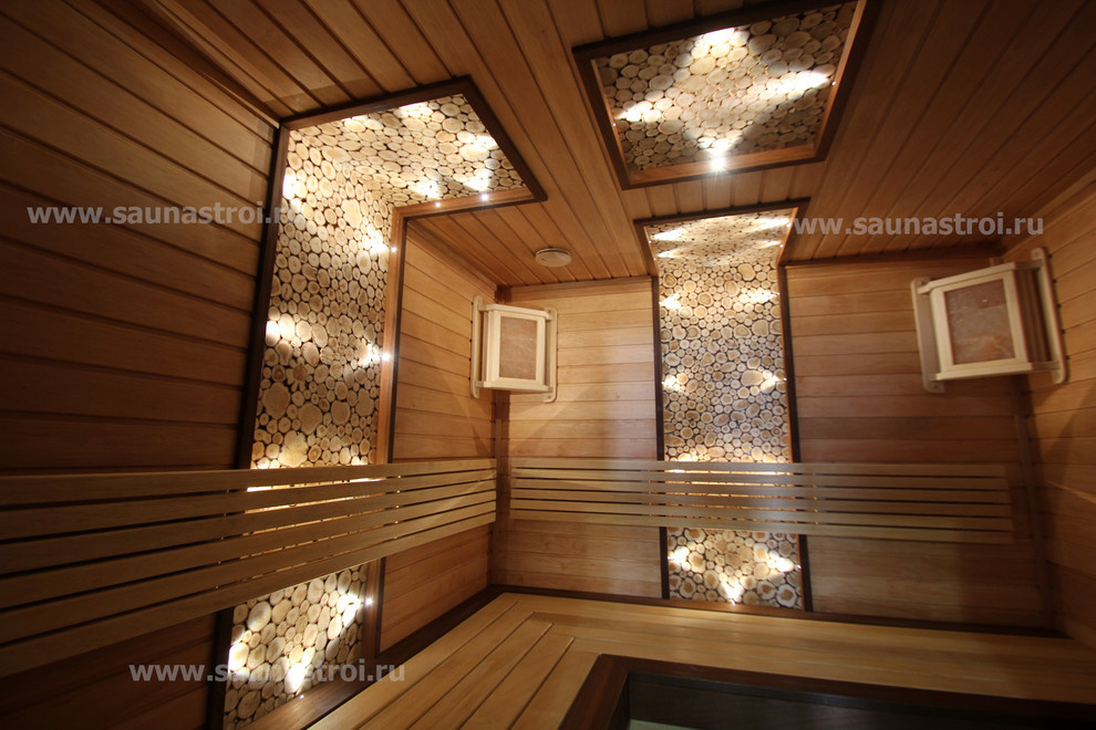 Внутренняя отделка парной - "Можжевеловая сказка"