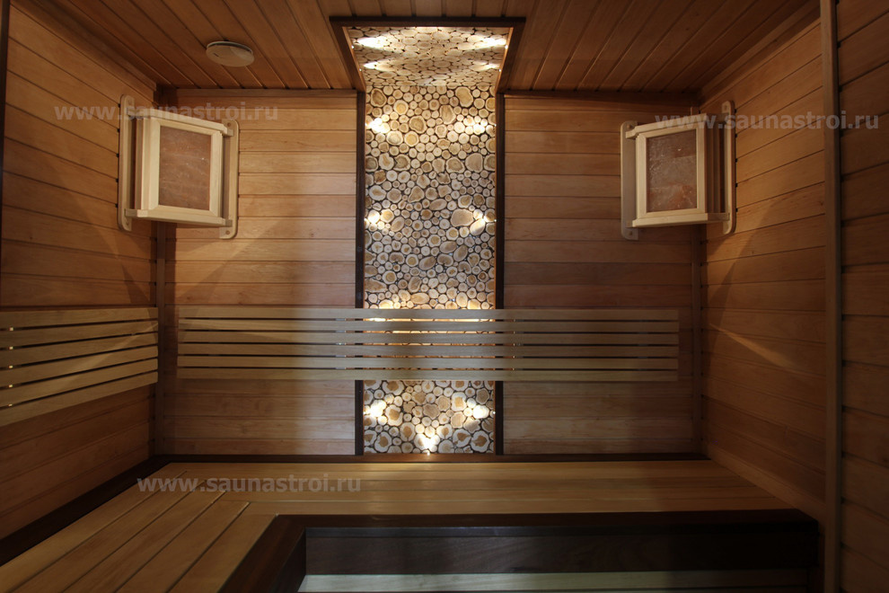 Внутренняя отделка парной - "Можжевеловая сказка"