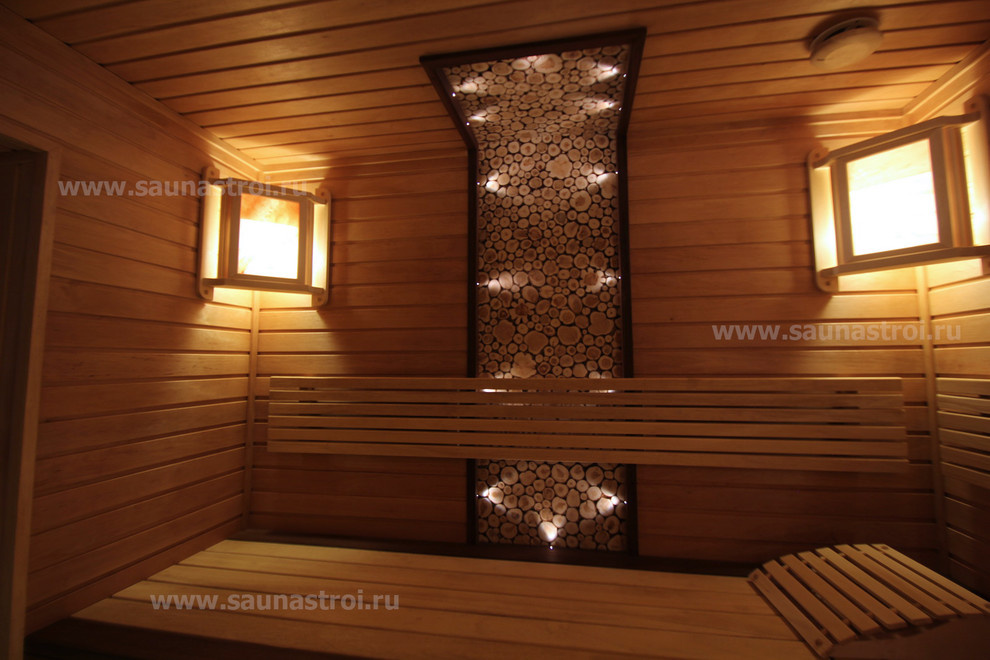 Внутренняя отделка парной - "Можжевеловая сказка"