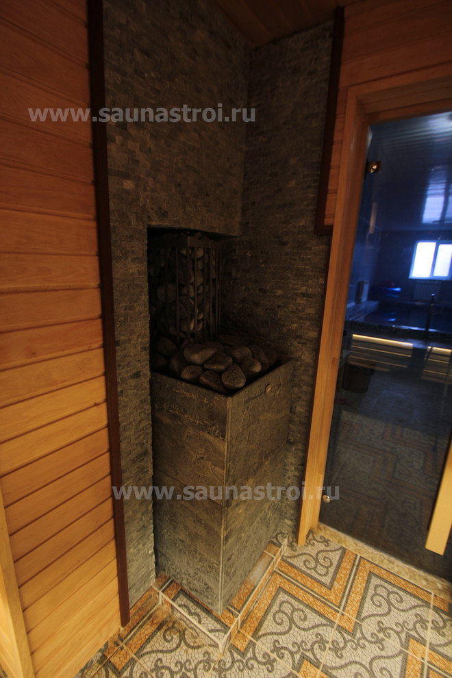 Внутренняя отделка парной - "Можжевеловая сказка"