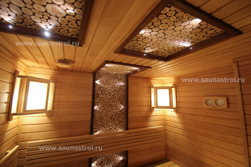 Внутренняя отделка парной - "Можжевеловая сказка"