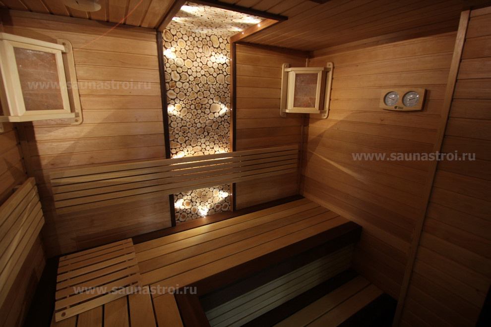 Внутренняя отделка парной - "Можжевеловая сказка"