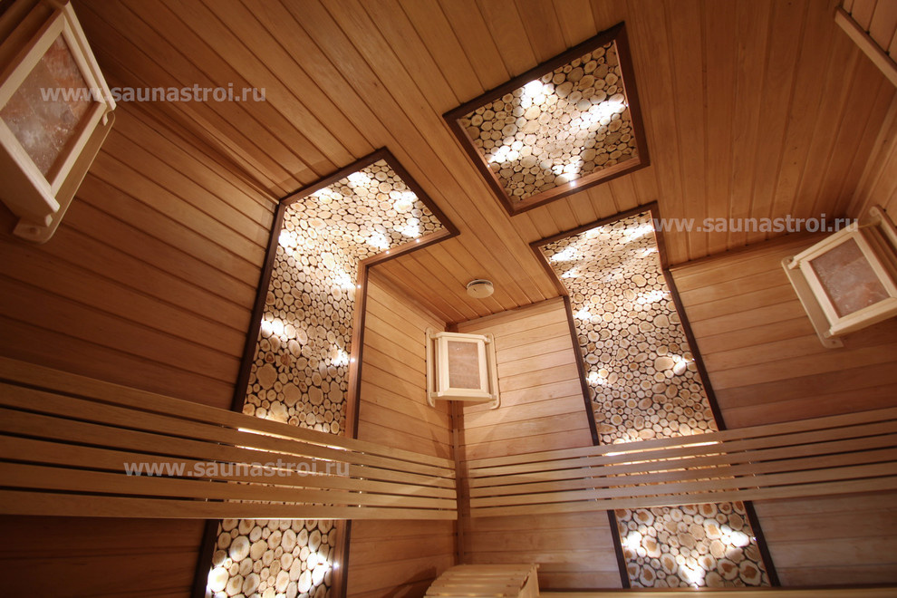 Внутренняя отделка парной - "Можжевеловая сказка"