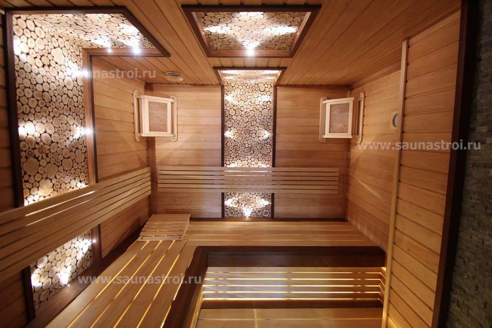 Внутренняя отделка парной - "Можжевеловая сказка"