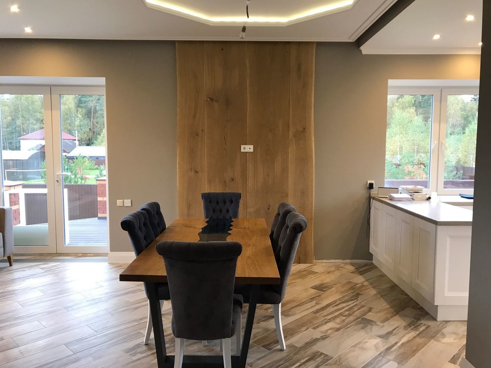 Обложка проекта: Панель из массива, стол обеденный из дуба