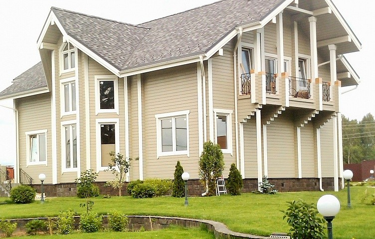 Наши работы - покрашенные дома