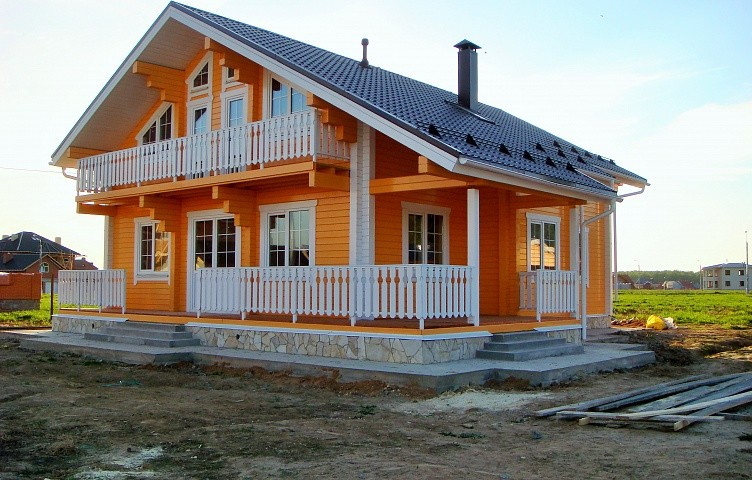 Наши работы - покрашенные дома