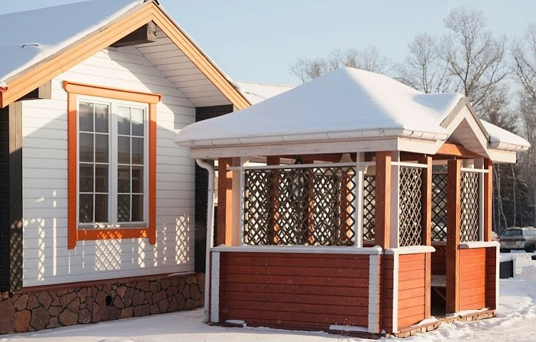 Наши работы - покрашенные дома