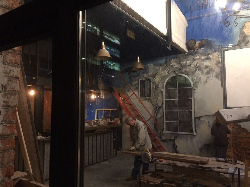 Лофт площадка на старом заводе