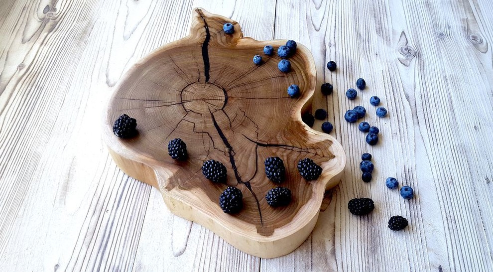 Спилы деревьев: дуб, сосна, ель, береза, можжевельник, тополь, ясень, ольха