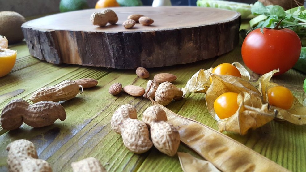 Спилы деревьев: дуб, сосна, ель, береза, можжевельник, тополь, ясень, ольха