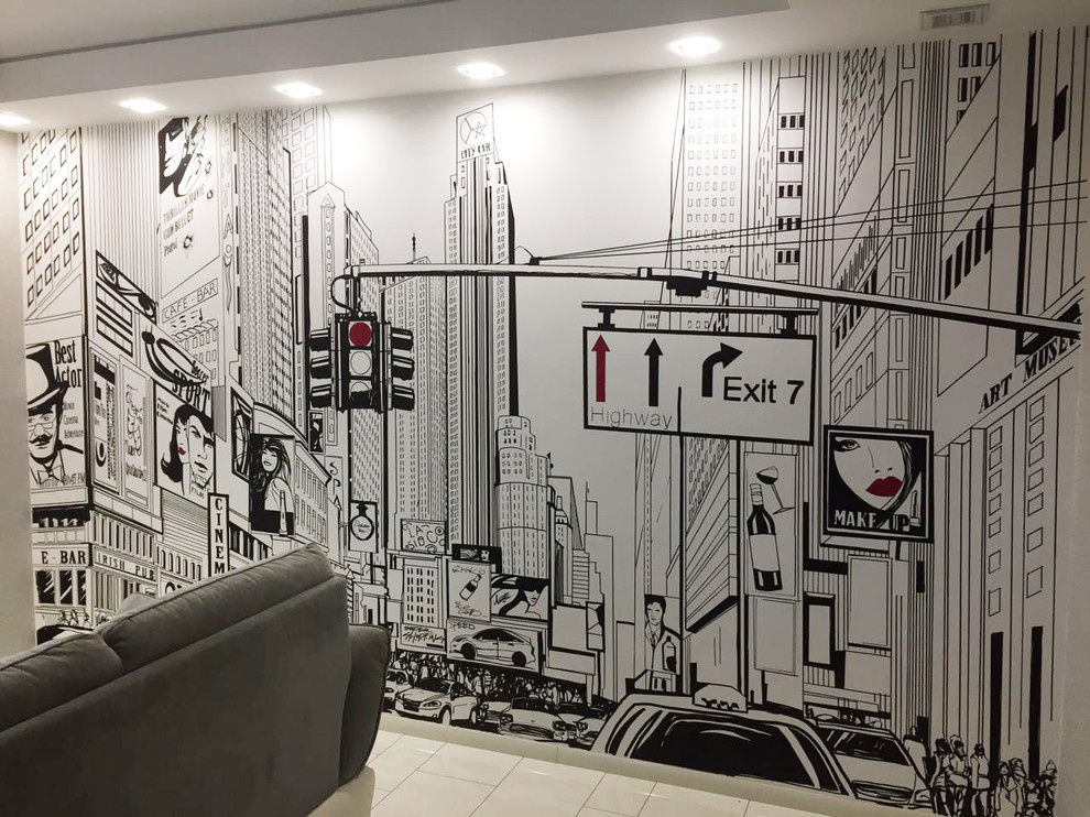 Чёрный, белый и капелька бордо