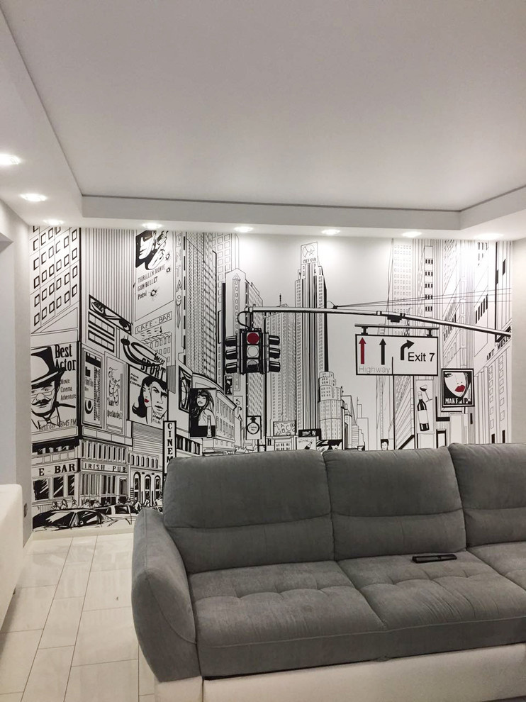 Обложка проекта: Чёрный, белый и капелька бордо