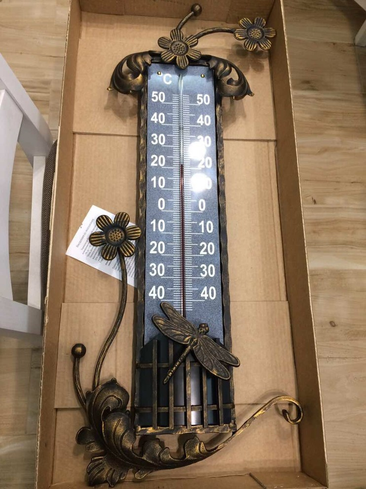 кованные уличные термометры