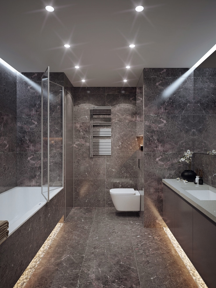 Квартира на Красной Пресне - современный стиль с элементами классики