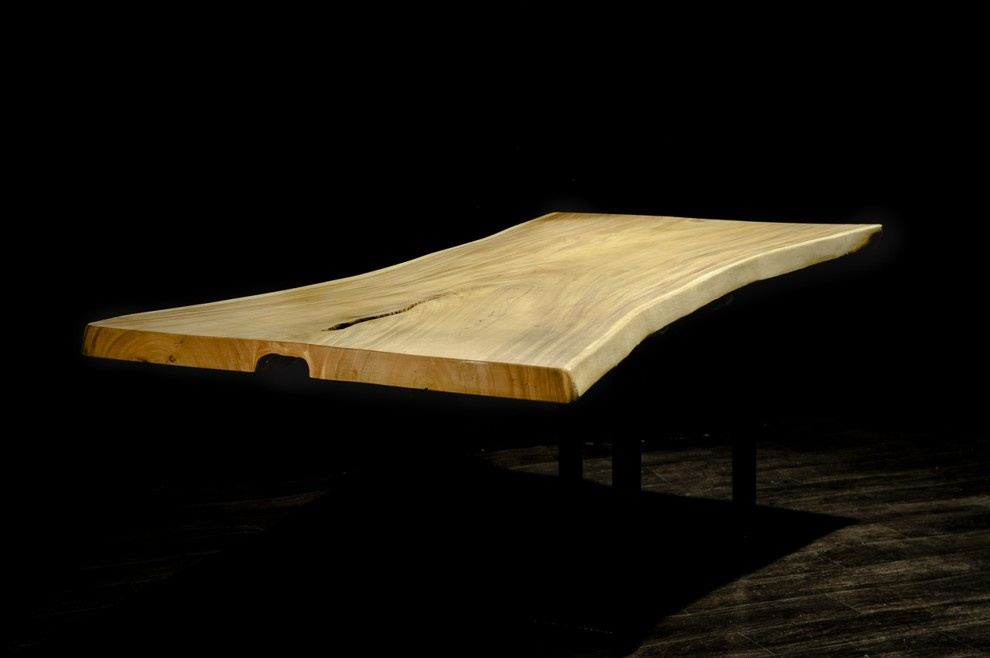 Стол Live Edge Design из цельного среза, массив суара