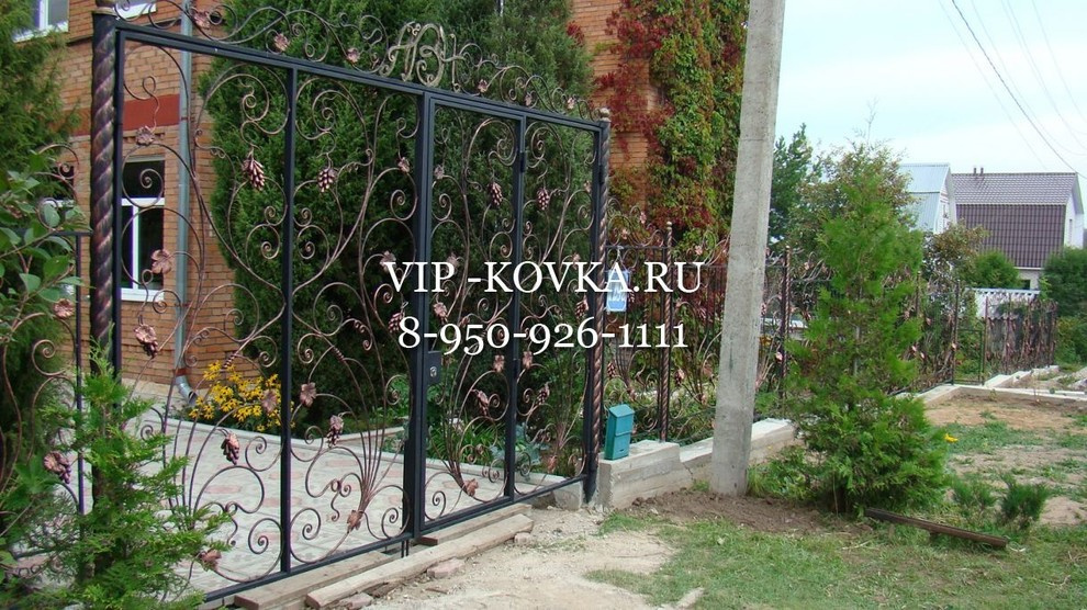 Кованые ворота и калитки