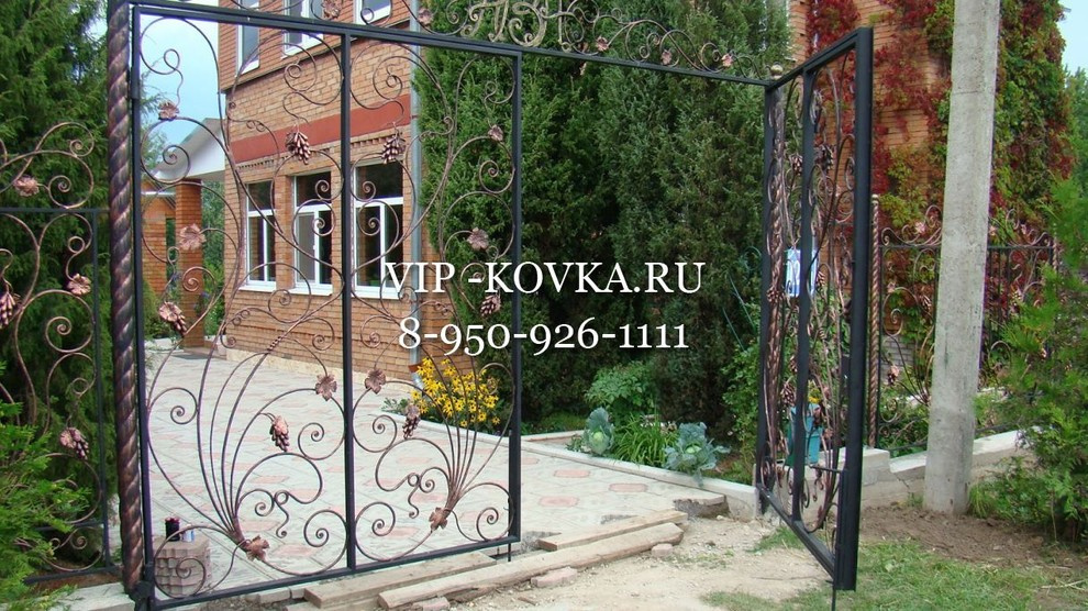 Кованые ворота и калитки