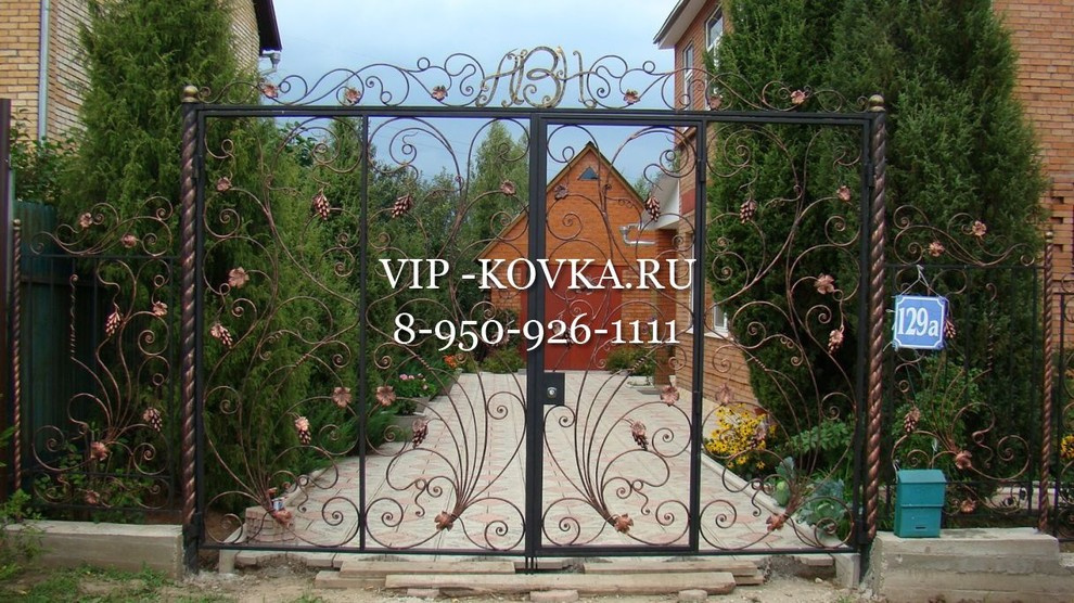 Кованые ворота и калитки