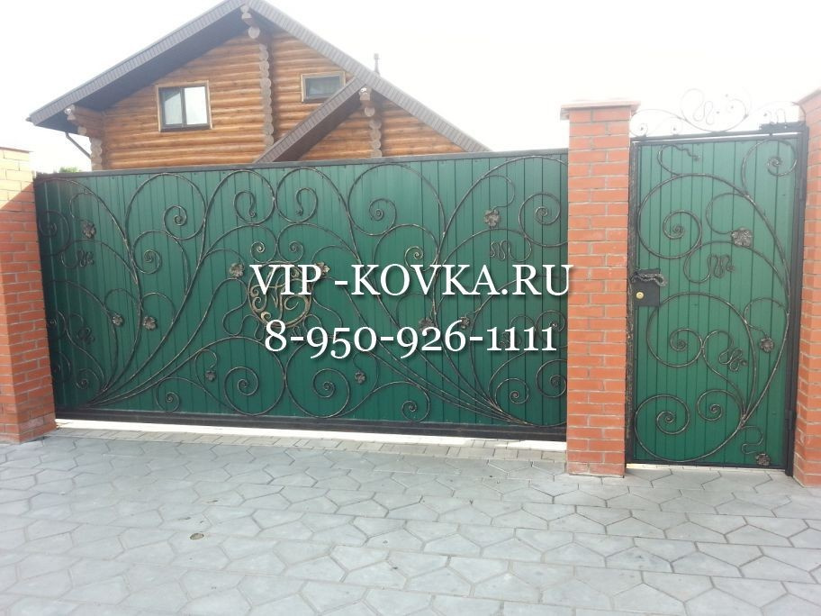 Кованые ворота и калитки