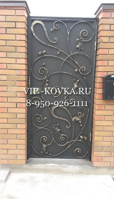 Кованые ворота и калитки
