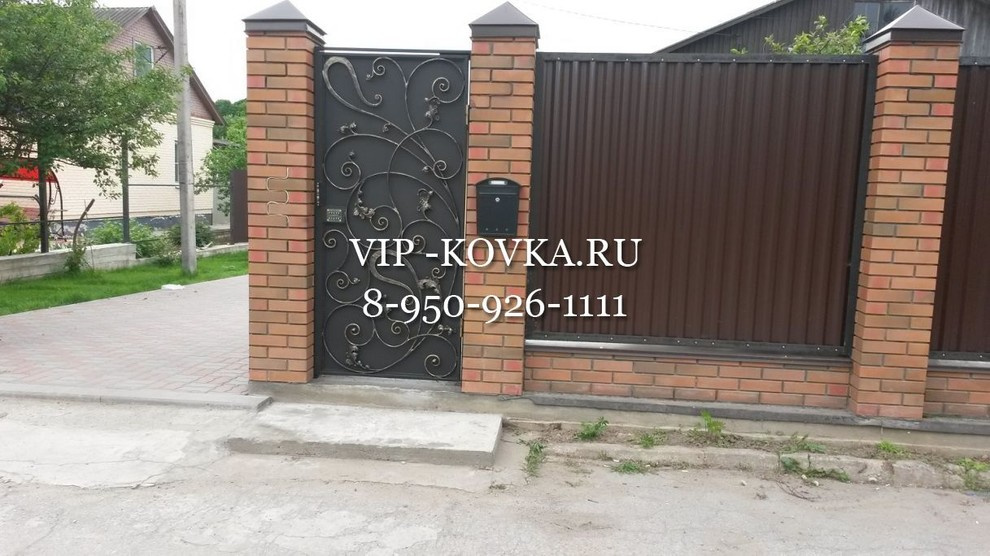 Кованые ворота и калитки