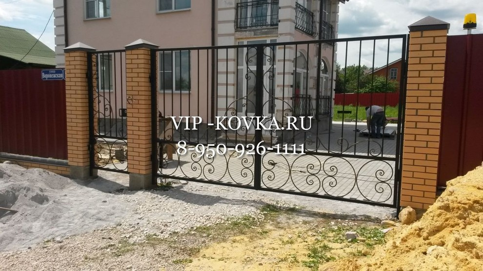 Кованые ворота и калитки