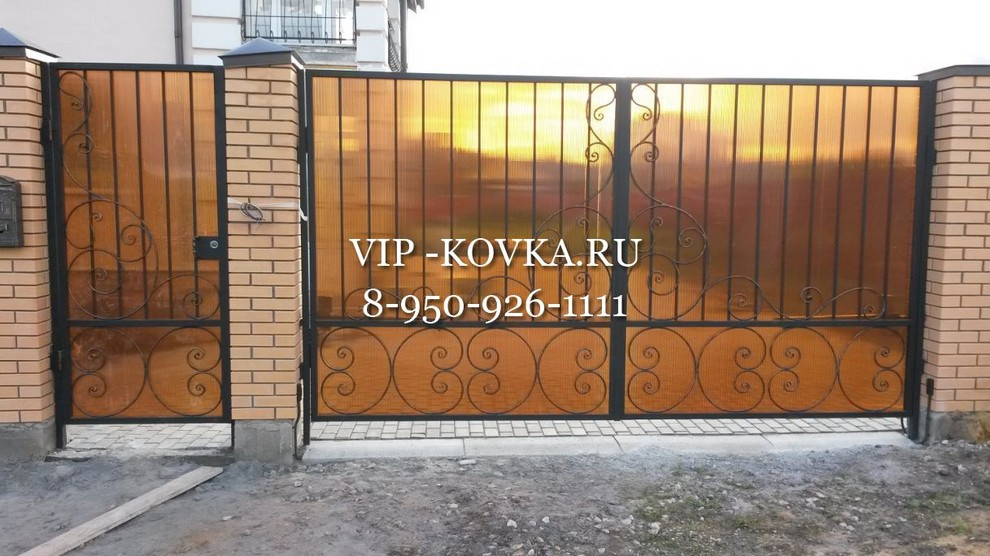 Кованые ворота и калитки