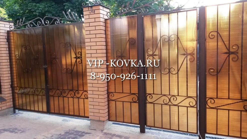 Кованые ворота и калитки