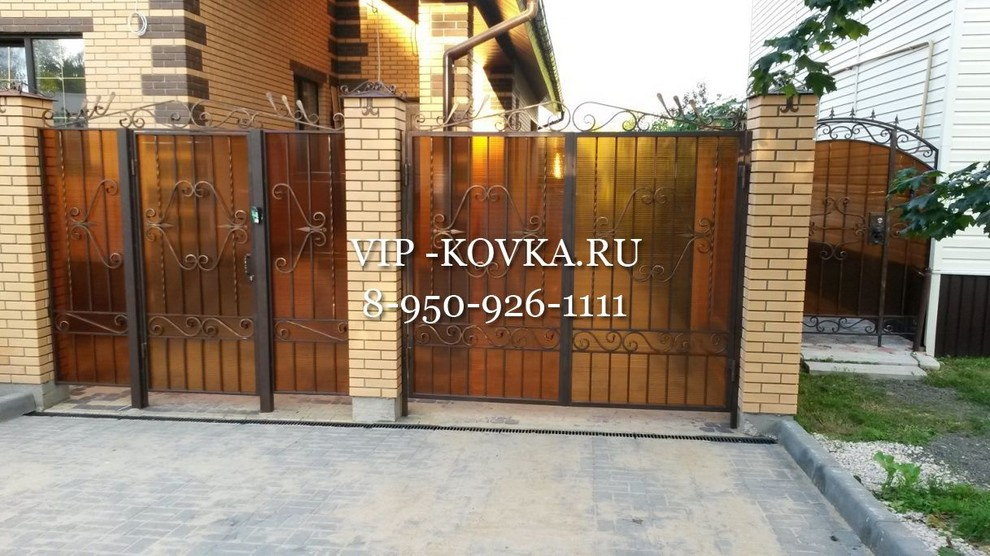 Кованые ворота и калитки