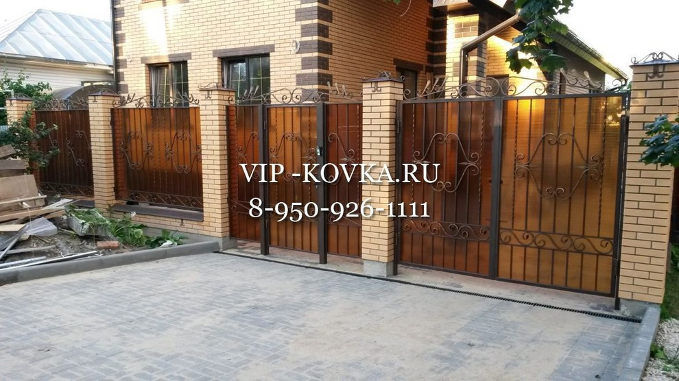 Кованые ворота и калитки