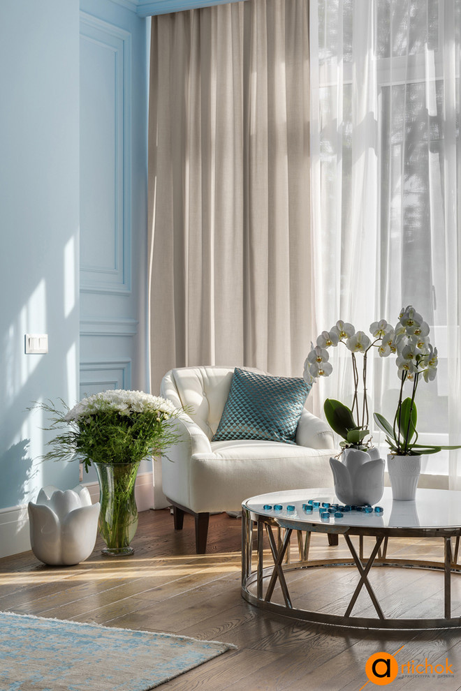 Идеи дизайна гостиной в стиле неоклассика