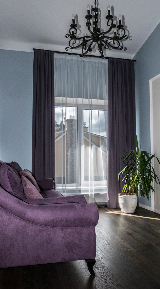 Шторы для гостиной в ЖК Ангелово.