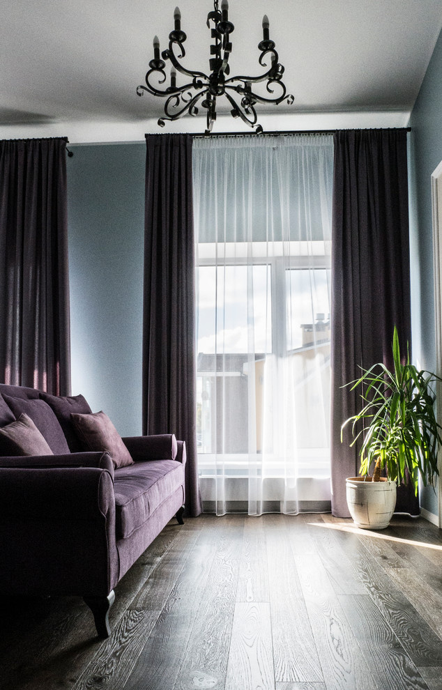 Шторы для гостиной в ЖК Ангелово.