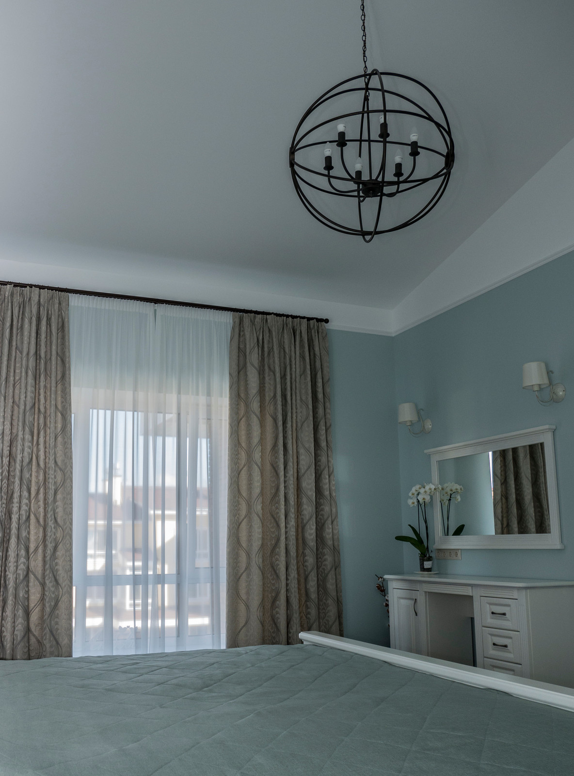 Шторы в спальню ЖК Ангелово.