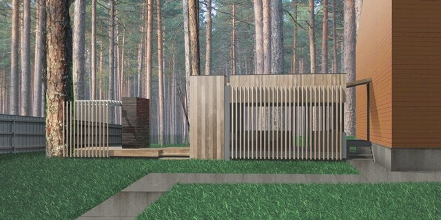 Флигель с летней кухней