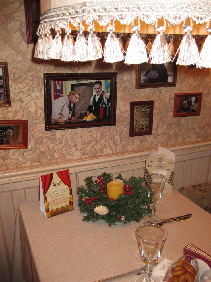 Новогодний декор ресторана