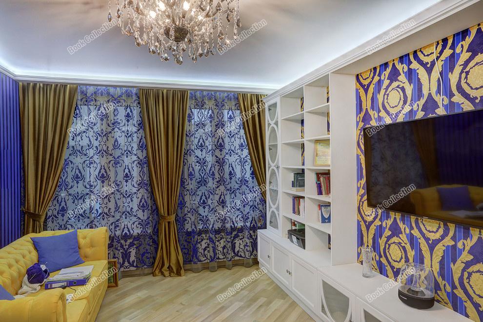 Гостиная в современном стиле по индивидуальному проекту