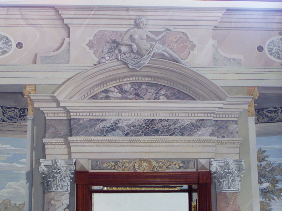 Роспись загородного дома