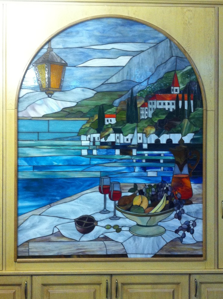 Обложка проекта: Городской пейзаж в витражах