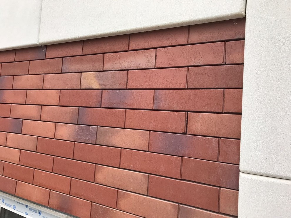 Клинкерная плитка Stroeher в системе вентилируемого фасада Ronson