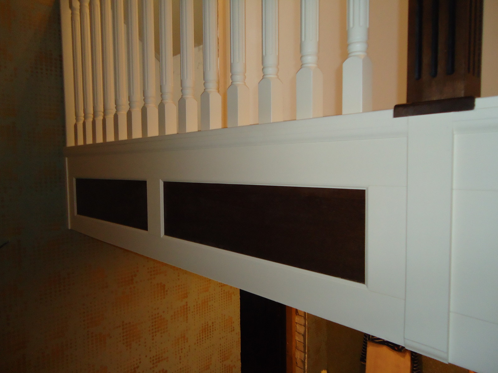 Комбинированная лестница ясень-сосна