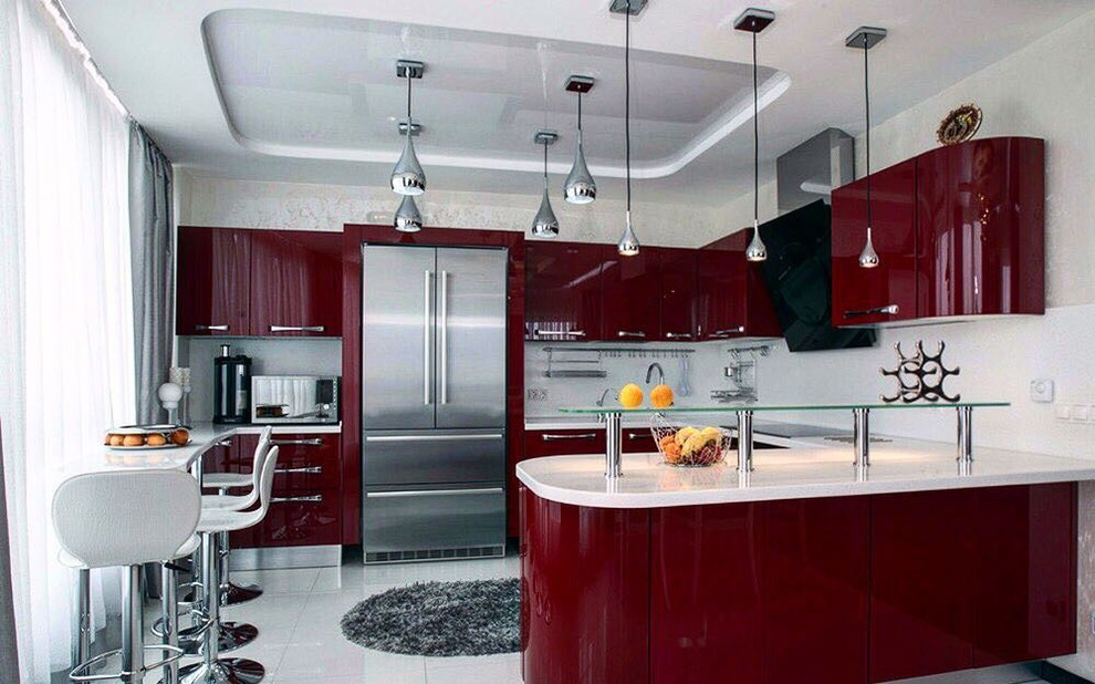 Обложка проекта: Стиль hi-tech (хай-тек) Кухни SCHANTI