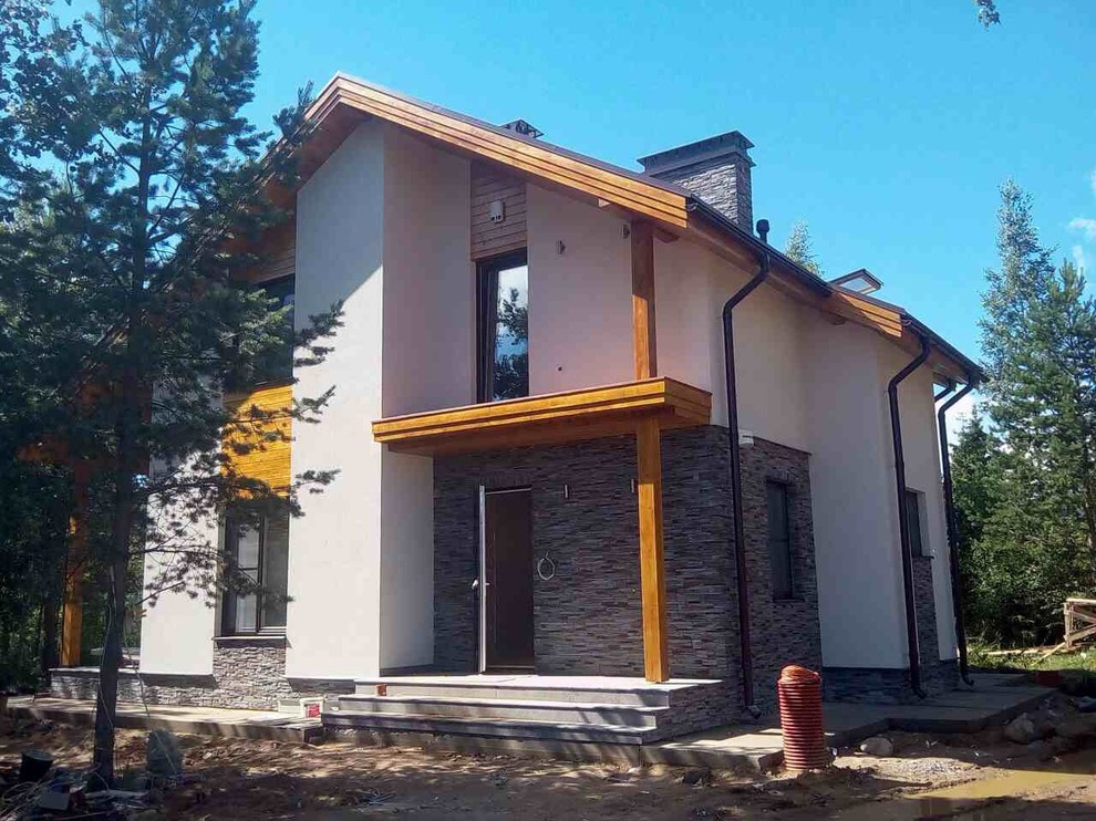 Монтаж системы вентиляции в двухэтажном доме.