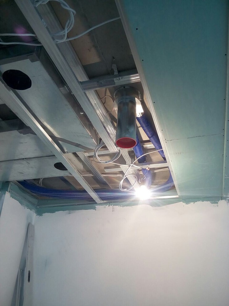 Монтаж системы вентиляции и кондиционирования в ЖК "Привилегия"