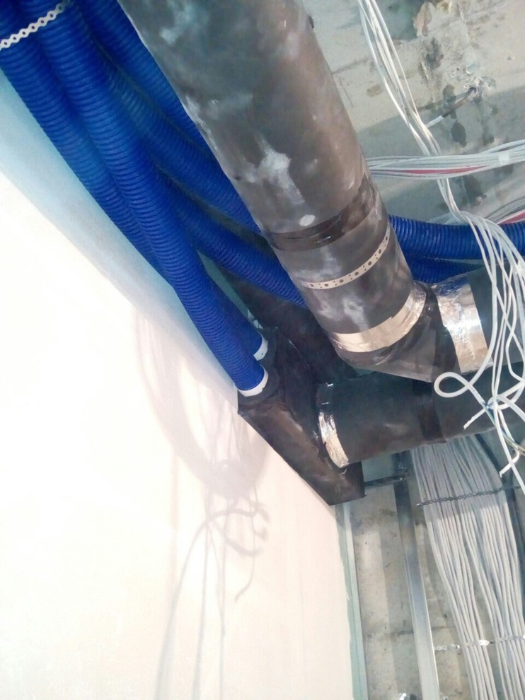 Монтаж системы вентиляции и кондиционирования в ЖК "Привилегия"